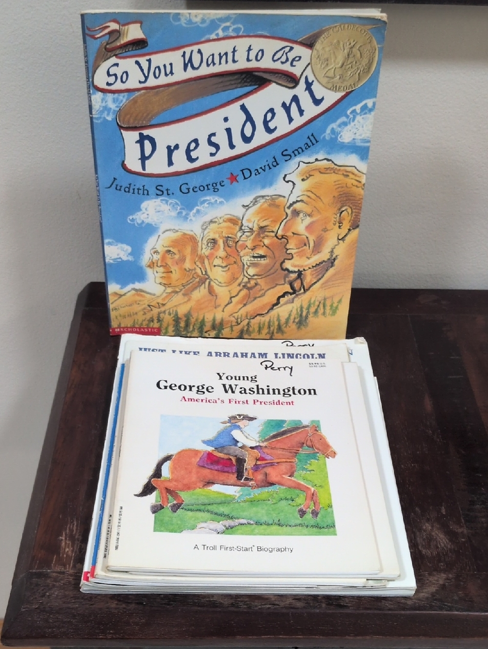 Scholastic Vintage Presidential Picture Book Non Fiction Lot of 10 Books - Used